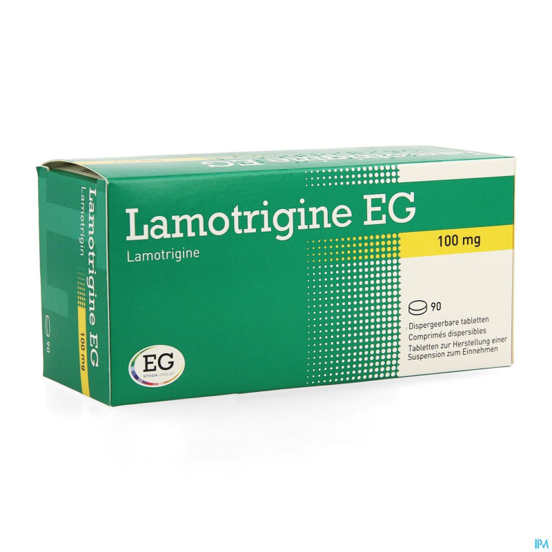 Lamotrigine eg 100mg comp disp 90x100mg
