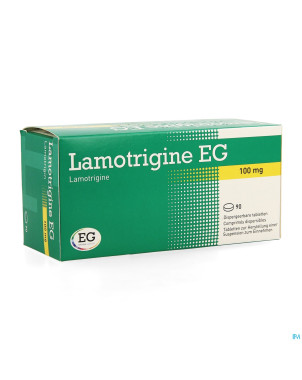 Lamotrigine eg 100mg comp disp 90x100mg