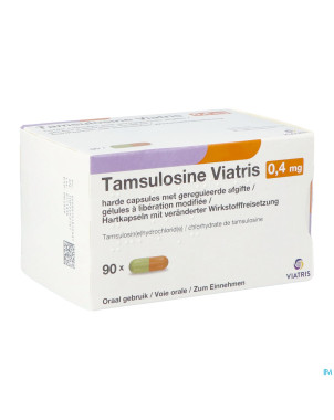 Tamsulosine viatris 0,4mg caps 90