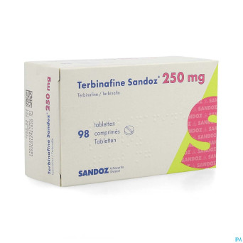 Terbinafine sandoz comp 98 x 250 mg