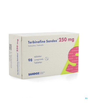 Terbinafine sandoz comp 98 x 250 mg