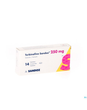 Terbinafine sandoz comp 14 x 250 mg