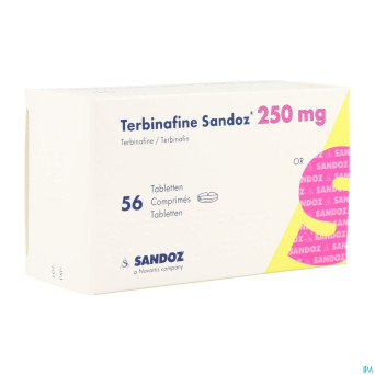 Terbinafine sandoz comp 56 x 250 mg