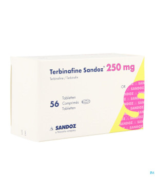 Terbinafine sandoz comp 56 x 250 mg