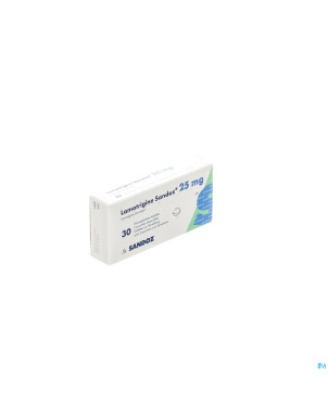 Lamotrigine  25 mg sandoz comp disp 30