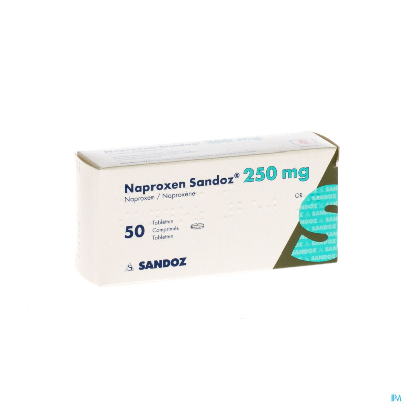 Naproxene sandoz comp  50x250mg