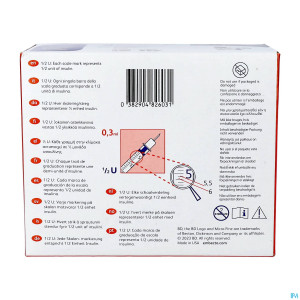Bd microfine+ ser.ins.demi 0,3ml 30g 8mm100 324826