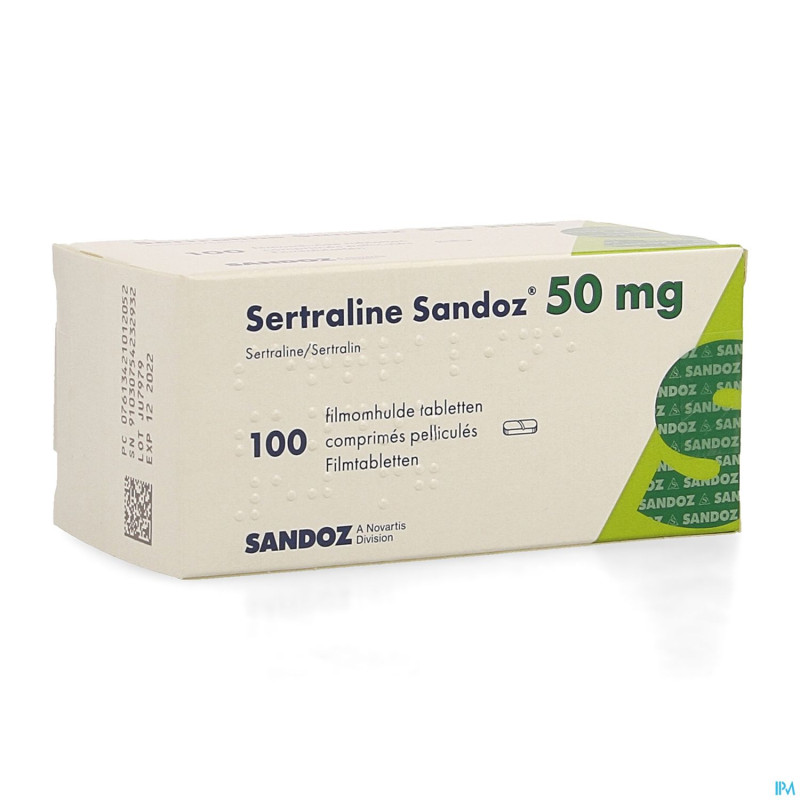 Sertraline sandoz comp 100 x  50 mg