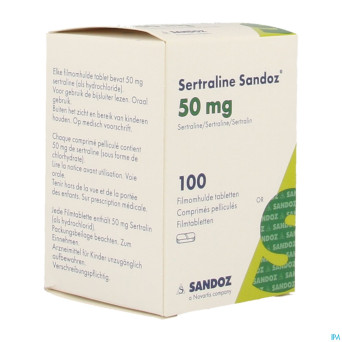Sertraline sandoz comp 100 x  50 mg