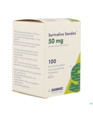 Sertraline sandoz comp 100 x  50 mg