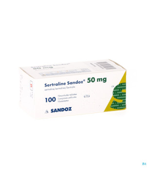 Sertraline sandoz comp 100 x  50 mg