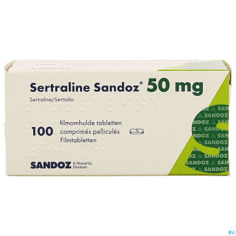 Sertraline sandoz comp 100 x  50 mg