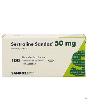 Sertraline sandoz comp 100 x  50 mg