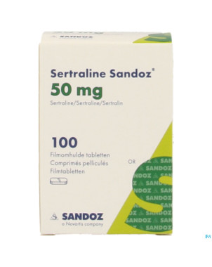 Sertraline sandoz comp 100 x  50 mg