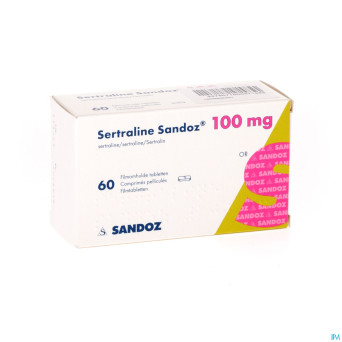 Sertraline sandoz comp  60 x 100 mg