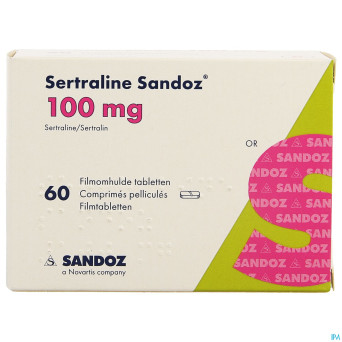 Sertraline sandoz comp  60 x 100 mg