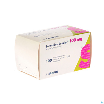 Sertraline sandoz comp 100 x 100 mg