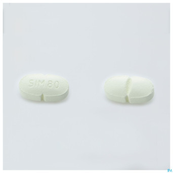 Simvastatin sandoz comp  30 x  80 mg