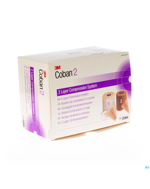 Coban 3m systeme compression 2 couches roul.2 2094