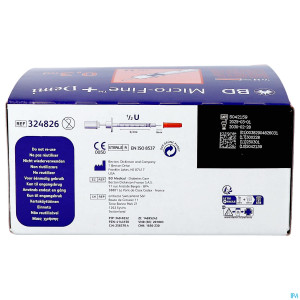 Bd microfine+ ser.ins.demi 0,3ml 30g 8mm100 324826