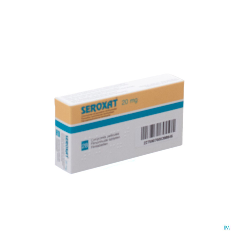 Seroxat pi pharma comp 28 x 20 mg pip