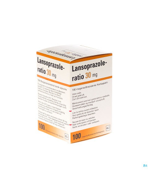 Lansoprazole ratio caps 100 x 30 mg
