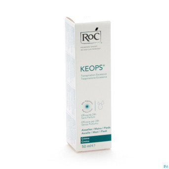 Roc keops cr transpiration excessive n/parf   50ml
