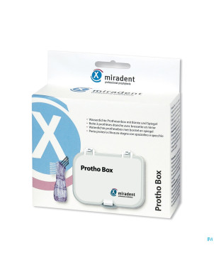 Miradent protho box avec brosse prothese dentaire