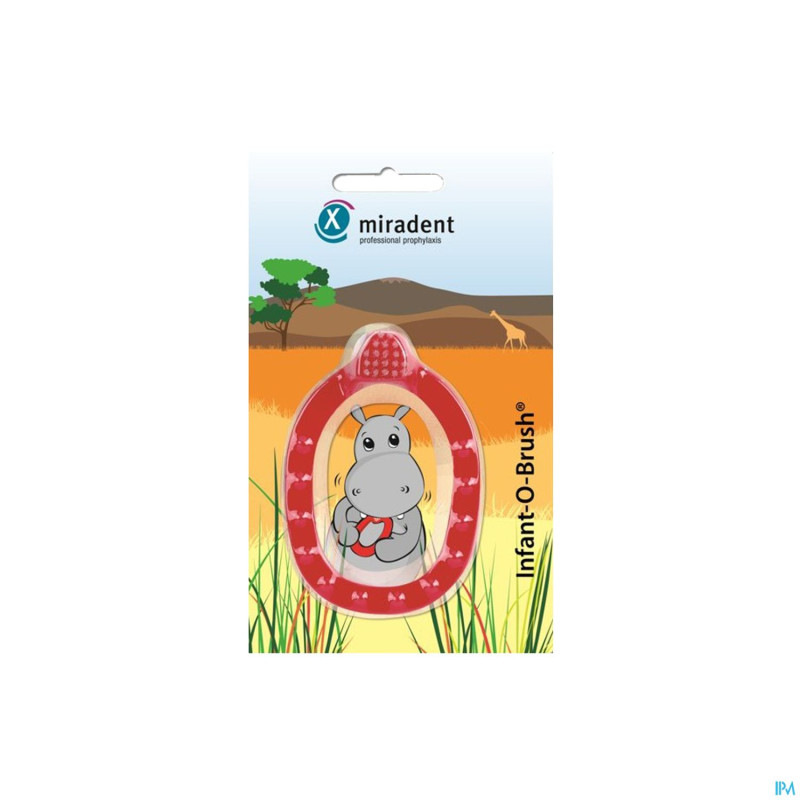 Miradent infant o brush brosse a dents rouge