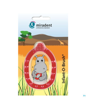 Miradent infant o brush brosse a dents rouge