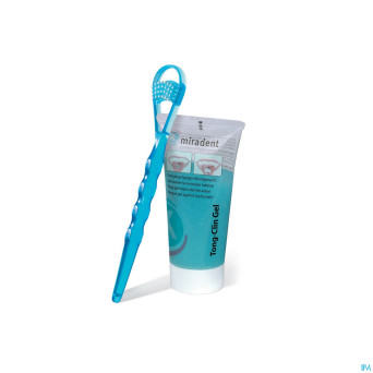 Miradent tong-clin set (gel+gratte-langue)