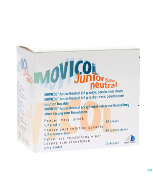 Movicol junior neutral sachets 30 x 6,9 g