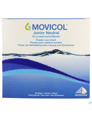 Movicol junior neutral sachets 30 x 6,9 g
