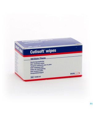 Cutisoft wipes skin cleansing swabs    100 7238301