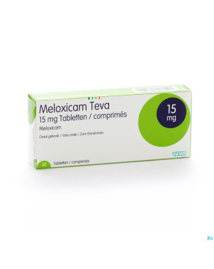 Meloxicam teva 15 mg tabl 30 x 15 mg