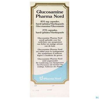 Glucosamine pharma nord    caps 270 x 400 mg
