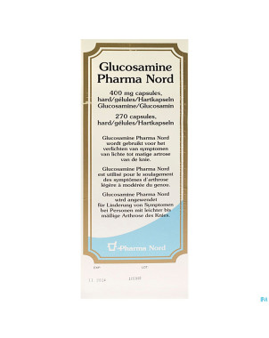 Glucosamine pharma nord    caps 270 x 400 mg