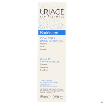 Uriage bariederm levres baume tube 15ml