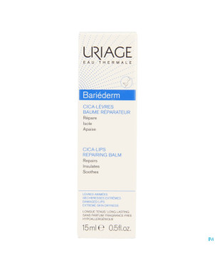 Uriage bariederm levres baume tube 15ml