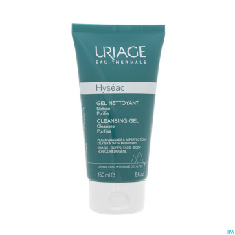Uriage hyseac gel nettoyant doux tube 150ml
