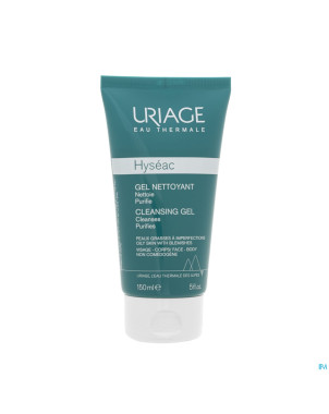 Uriage hyseac gel nettoyant doux tube 150ml