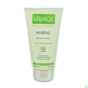 Uriage hyseac gel nettoyant doux tube 150ml