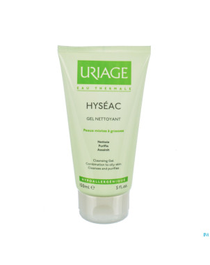 Uriage hyseac gel nettoyant doux tube 150ml