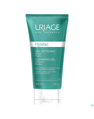 Uriage hyseac gel nettoyant doux tube 150ml