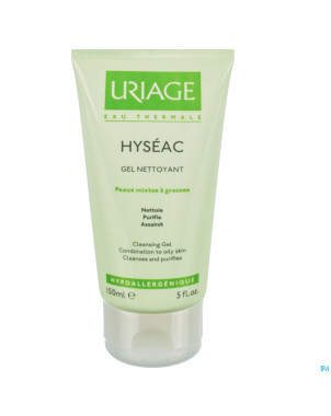 Uriage hyseac gel nettoyant doux tube 150ml