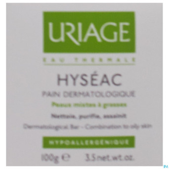 Uriage hyseac pain dermato doux 100g