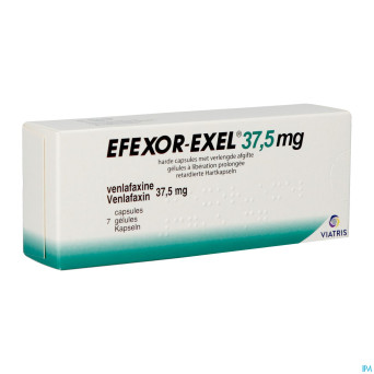 Efexor exel 37,5mg caps liberation prolonge 7