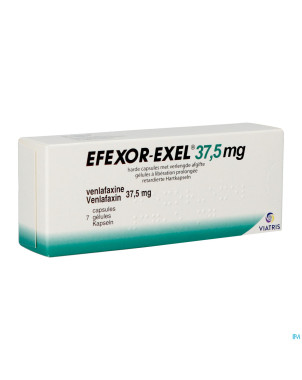 Efexor exel 37,5mg caps liberation prolonge 7
