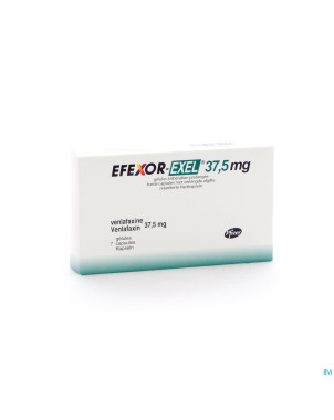 Efexor exel 37,5mg caps liberation prolonge 7