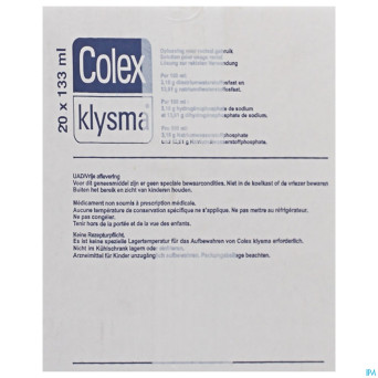 Colexklysma fl 20 x 133 ml